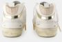 Golden Goose Witte Leren Mid Star Sneakers White Dames - Thumbnail 3