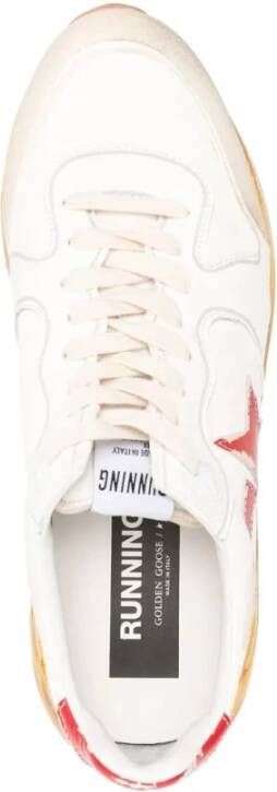 Golden Goose Witte leren Running Sole sneakers