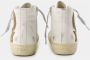Golden Goose Witte Leren Slide Sneakers met Messing Details White Dames - Thumbnail 4