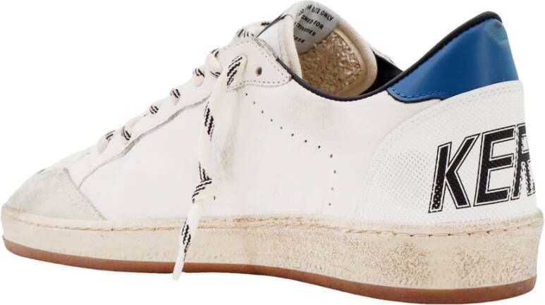 Golden Goose Witte Leren Sneakers met Iconische Ster White Heren