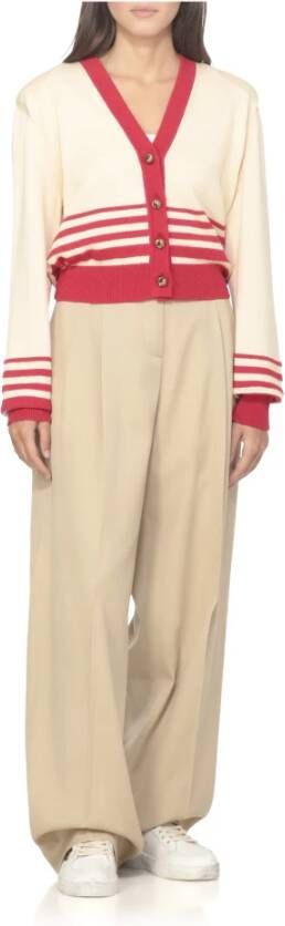 Golden Goose Witte Leren Sneakers met Sterdetail