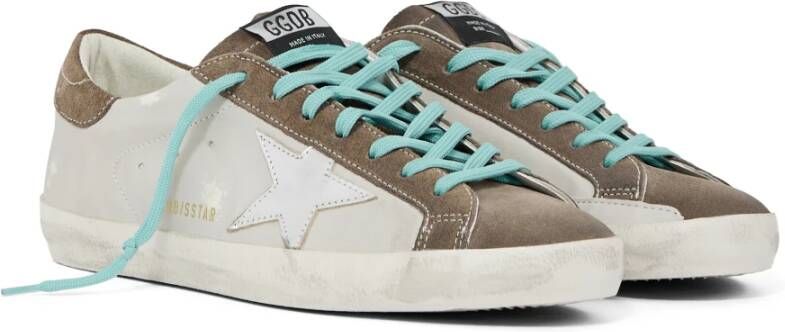 Golden Goose Witte Leren Sneakers met Sterdetail