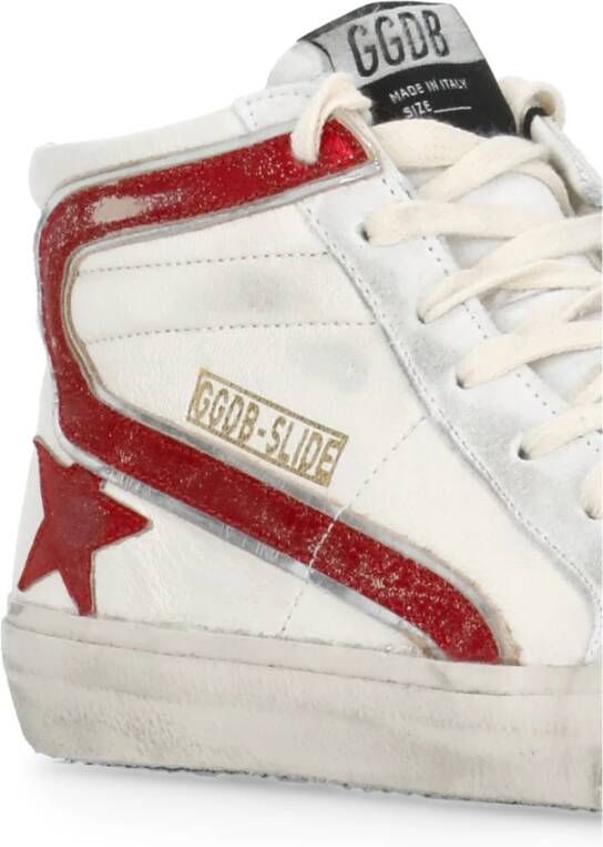 Golden Goose Witte Leren Sneakers met Sterlogo