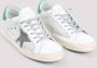 Golden Goose Witte Leren Sneakers met Suède Ster - Thumbnail 4