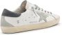 Golden Goose Witte Leren Sneakers met Zijlogo White Heren - Thumbnail 7