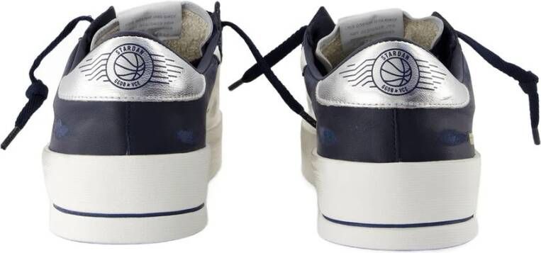 Golden Goose Sneakers Stardan Met Kraag En Veters Blue Heren