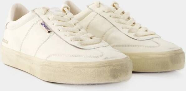 Golden Goose Witte Leren Sneakers Soul-Star Wit Heren