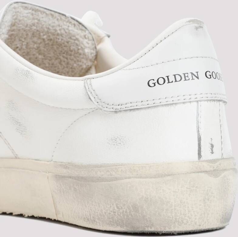 Golden Goose Witte Leren Sneakers Ss24 White Heren