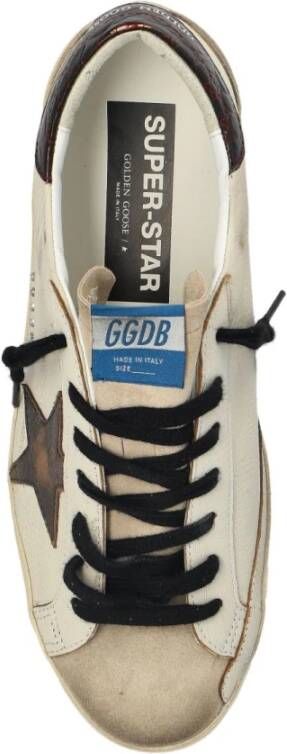 Golden Goose Witte Leren Sneakers Stijlvol Comfortabele Pasvorm