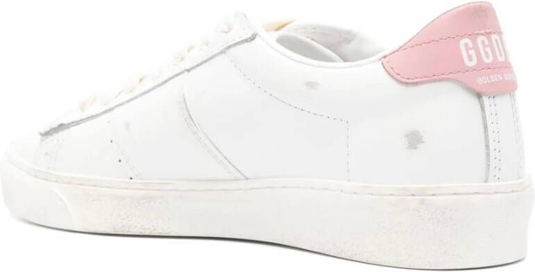 Golden Goose Witte Leren Sneakers Vintage Stijl White Dames