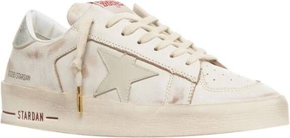Golden Goose Witte Leren Sneakers Vintage Stijl White Dames