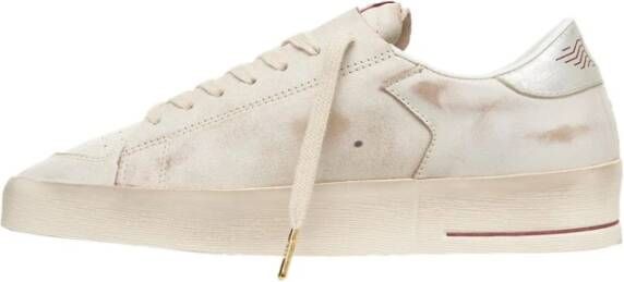 Golden Goose Witte Leren Sneakers Vintage Stijl White Dames