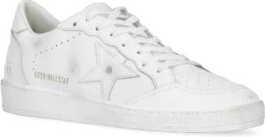 Golden Goose Witte Leren Sneakers voor Mannen Wit Heren