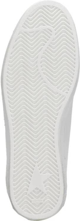 Golden Goose Witte Leren Sneakers voor Mannen Wit Heren