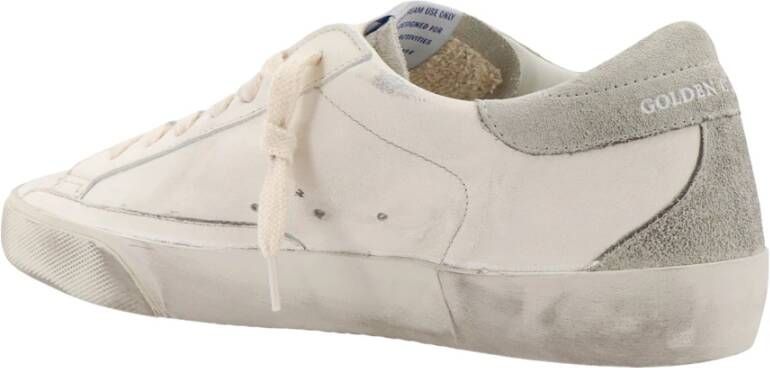 Golden Goose Witte Leren Sneakers White Heren