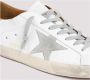 Golden Goose Super Star Baskets in White and Camel Leather Wit Heren - Thumbnail 9
