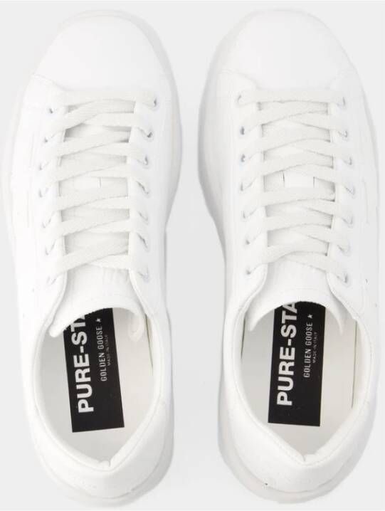 Golden Goose Witte Leren Sterrensneakers Pure Stijl Wit Dames