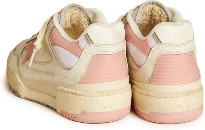 Golden Goose Witte Leren Veterschoenen