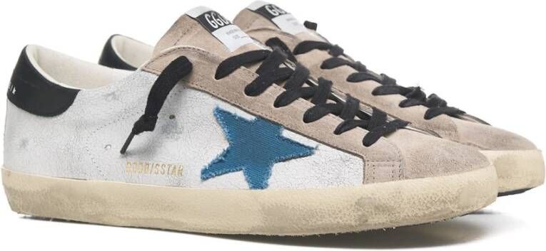 Golden Goose Witte Leren Sneakers Aw24 White Heren
