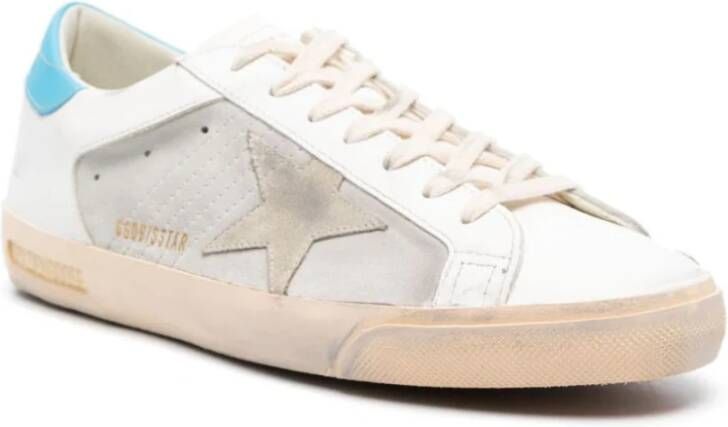 Golden Goose Witte Sneakers met Geperforeerd Detail White Heren