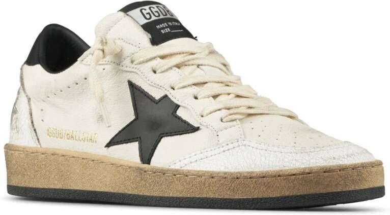 Golden Goose Witte Sneakers met Nappa en Suède White Dames
