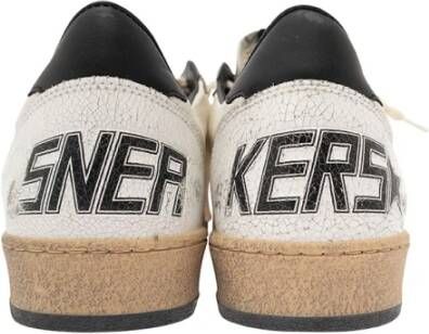 Golden Goose Witte Sneakers met Nappa Leren Bovenwerk Wit Heren