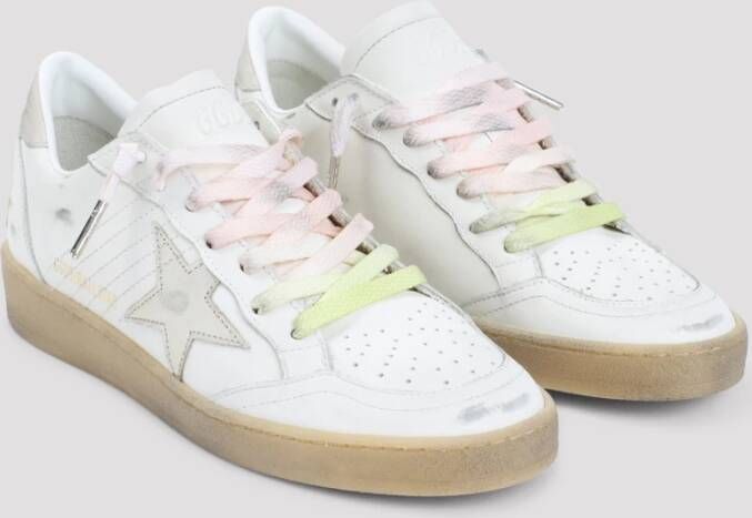 Golden Goose Witte Sneakers met Sterinzet