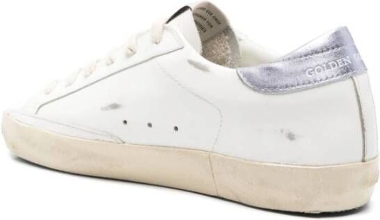Golden Goose Witte Sneakers met Vetersluiting