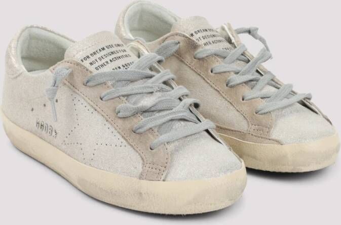 Golden Goose Witte Sneakers Stijlvolle Vetersluiting