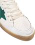 Golden Goose Witte Groene Leren Sneakers Ball Star White Heren - Thumbnail 4