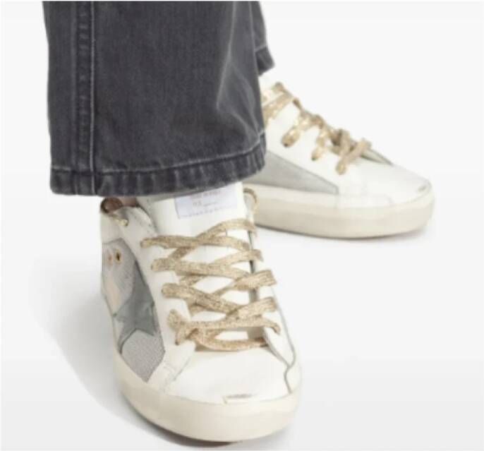 Golden Goose Witte Ster Sneakers Italië Ontwerp