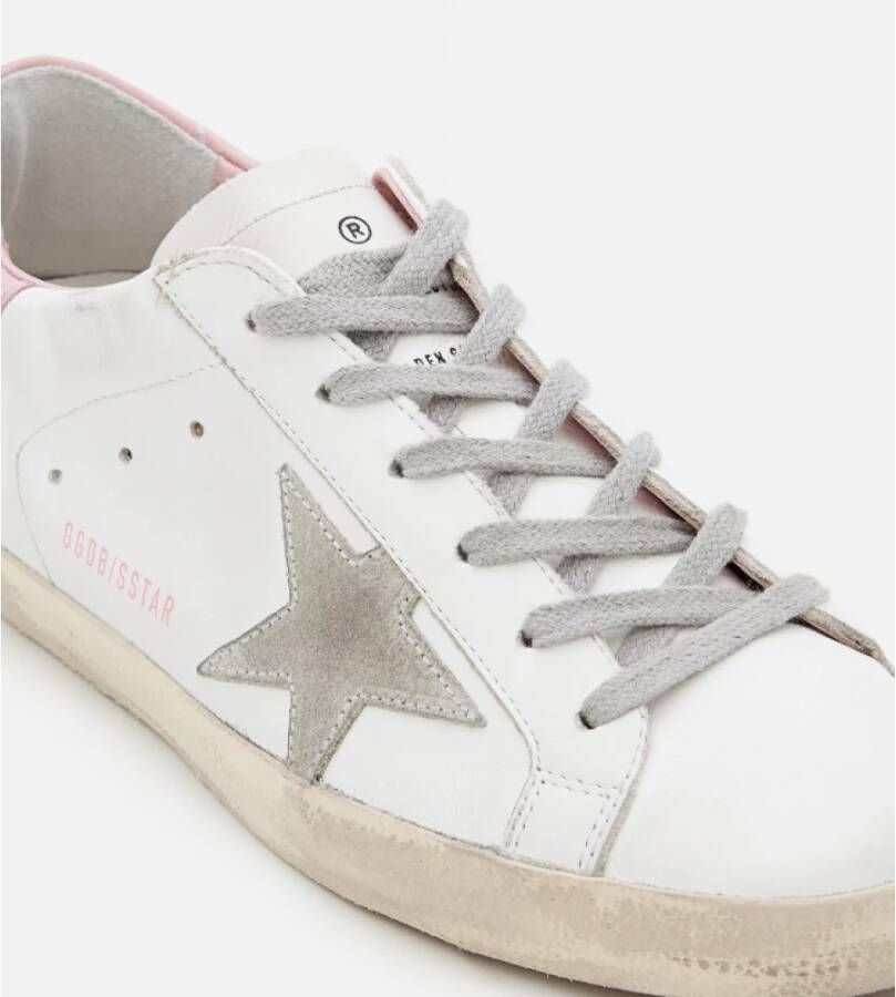 Golden Goose Witte Super Star Sneakers Suede