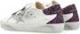Golden Goose Witte Zilveren Bruine Old School Sneakers White Dames - Thumbnail 2
