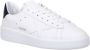 Golden Goose Witte Blauwe Pure Star Leren Bovenkant en Glanzende Leren Hak Wit Heren - Thumbnail 6