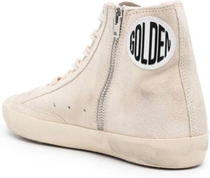 Golden Goose Zilveren Francy Sneakers Beige Dames