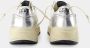 Golden Goose Low-Top Sneakers Running Sneakers Leather Silver in wit - Thumbnail 24