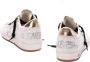 Golden Goose Zilveren Leren Sneakers Wit Zwart White Dames - Thumbnail 9