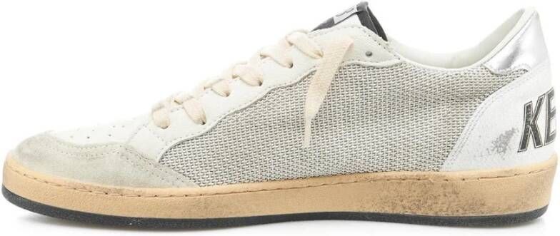 Golden Goose Zilveren Sneakers met Uniek Design Grijs Heren