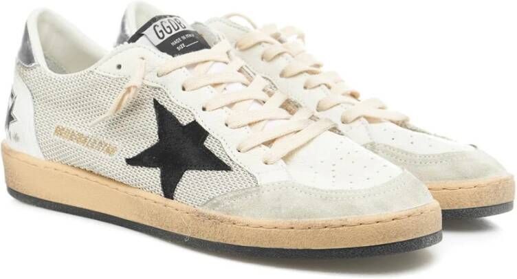 Golden Goose Zilveren Sneakers met Uniek Design Grijs Heren