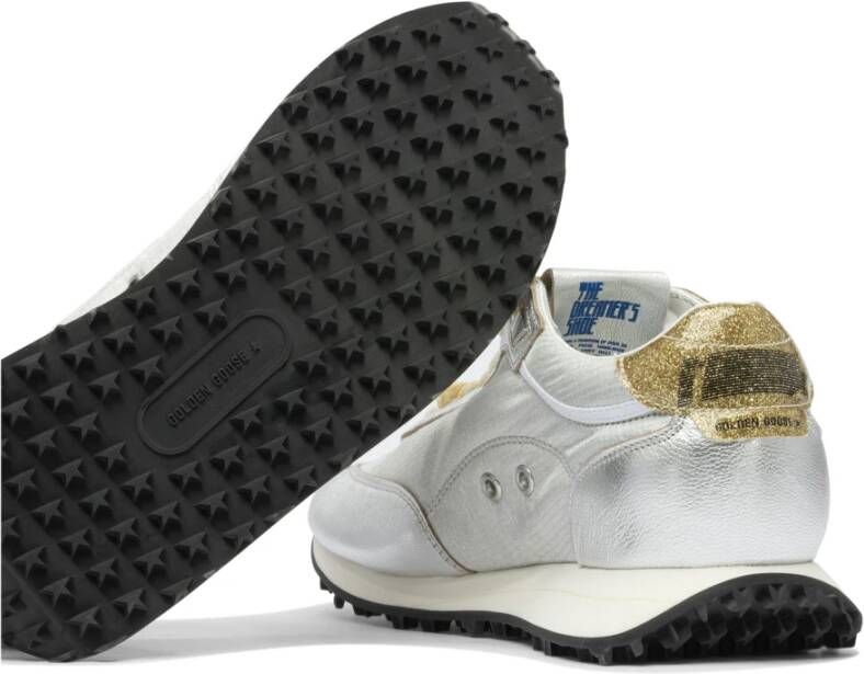 Golden Goose Zilveren Sneakers Retro Stijl