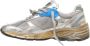 Golden Goose Iconische Ster Leren Dad Sneakers Versleten Effect Multicolor Dames - Thumbnail 7