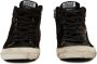 Golden Goose Zwarte Kalfsleren High-Top Sneaker - Thumbnail 2
