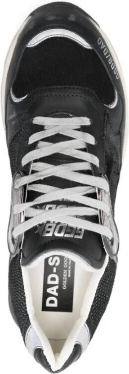 Golden Goose Zwarte leren hardloopsneakers