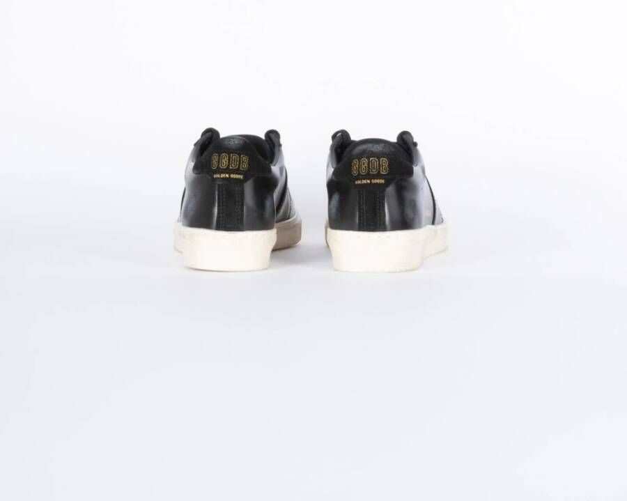 Golden Goose Zwarte Matchstar Leren Sneakers