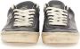 Golden Goose Zwarte leren vetersneakers rubberen zool Black Heren - Thumbnail 9