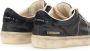 Golden Goose Zwarte leren vetersneakers rubberen zool Black Heren - Thumbnail 14
