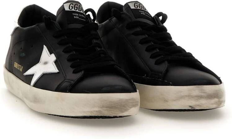 Golden Goose Zwarte Sneakers Black Heren