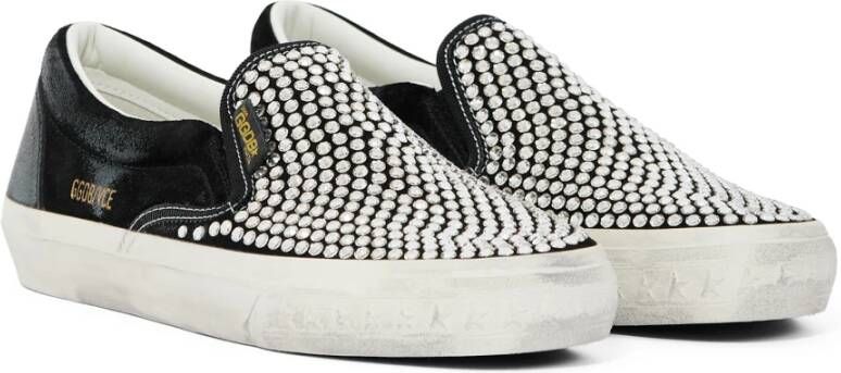 Golden Goose Zwarte Sneakers met Suède Bovenwerk