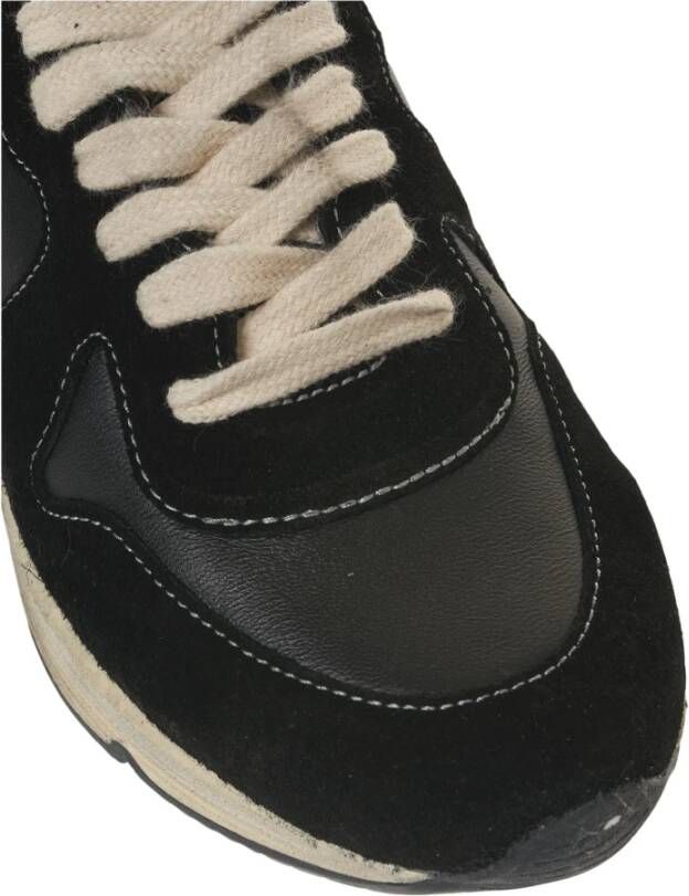 Golden Goose Zwarte Sneakers Running Sole Stijl
