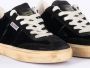 Golden Goose Zwarte Suède Sneakers Ronde Neus Logo Black Dames - Thumbnail 10